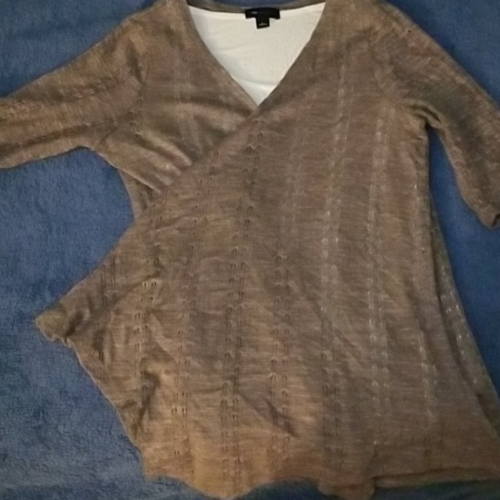 AB Studio sweater/tank top set